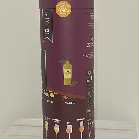 **SALE** Wine Guide Jigsaw Puzzle by Yellow Cab 1000 pieces. - Picture 2 of 6